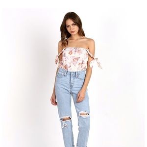 Flynn Skye floral bodysuit